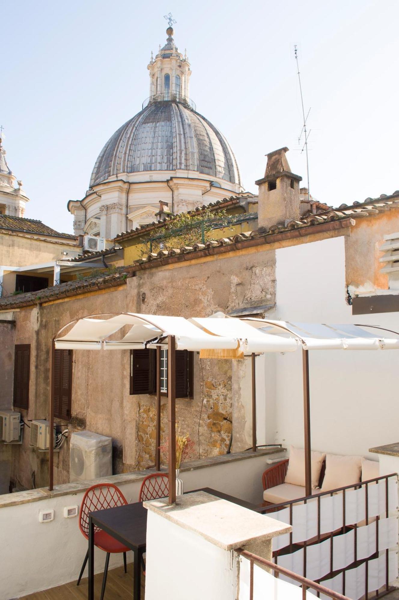 Appartement Navona Penthouse - Attico Vista Cupola 4 Posti à Rome Extérieur photo